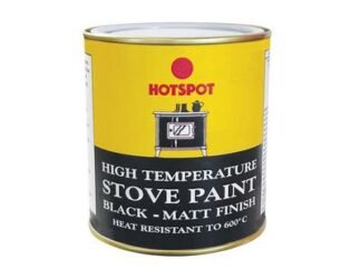 Hotspot Stove Paint Matt Black 500ml (5015277000139) HOT201040
