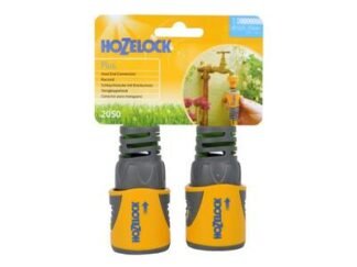 Hozelock 2050 Hose End Connector Plus for Ø12.5-15mm (1/2-5/8in) Hose (Twin Pack) (5010646051446) HOZ2050P25