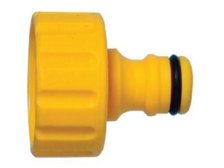 Hozelock 2158 Male Threaded Tap Connector 1in BSP Female Thread (5010646005234) HOZ2158