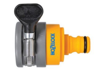 Hozelock 2177 Round Mixer Tap Connector Max. Ø24mm (5010646005074) HOZ2177