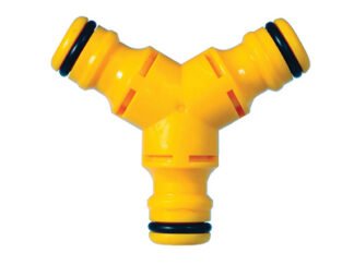 Hozelock 2293 Y-Connector 12.5mm (1/2in) (5010646005104) HOZ2293