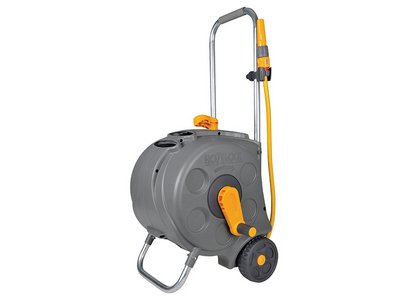 Hozelock 2416 Freestanding Compact Hose Reel + 30m of 12.5mm Hose (5010646045278) HOZ2416