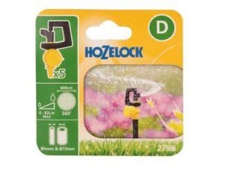Hozelock 2798 Adjustable 360 degrees Mini Sprinkler (Pack 5) (5010646060776) HOZ27980005