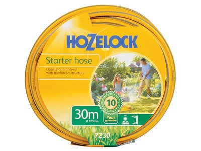 Hozelock 7230 Starter Hose 30m 12.5mm (1/2in) Diameter (5010646053174) HOZ7230