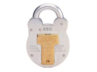 Squire 660KA Old English Padlock with Steel Case 64mm Keyed HSQ660KA