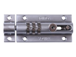 Squire CombiBolt 3 Re-Codable Locking Bolt Chrome 92mm (5012245031041) HSQCOMBI3CH