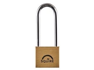 Squire LN4S/2.5 Lion Marine Padlock Long Shackle 40mm (5012245039337) HSQLN4S25