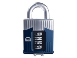 Squire Warrior High-Security Open Shackle Combination Padlock 55mm (5012245035827) HSQWC55
