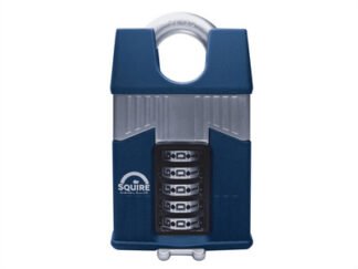 Squire Warrior High-Security Closed Shackle Combination Padlock 65mm (5012245035780) HSQWC65CS