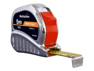 Hultafors TM5ME Chrome Tri-Matic Pocket Tape 5m/16ft (Width 19mm) (7317843681116) HUL368113