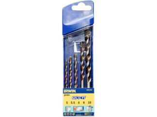Irwin Cordless Multi-Purpose Drill Bit Set, 5 Piece 5-10mm (5709131247692) IRW10501939