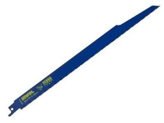 Irwin Sabre Saw Blade 110R 300mm Metal & Wood Cutting Pack of 25 (5706915041422) IRW10504142