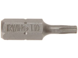 Irwin Screwdriver Bits TORX TX10 x 25mm (Pack 10) (5706915043518) IRW10504351