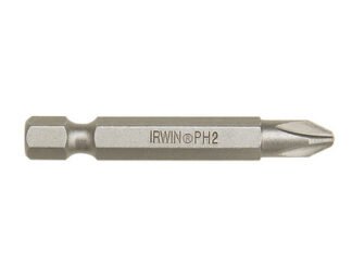 Irwin Power Screwdriver Bit Phillips PH2 70mm (Pack 1) (5706915043655) IRW10504365