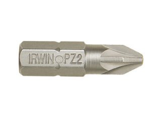 Irwin Screwdriver Bits Pozi PZ3 25mm (Pack 2) (5706915043990) IRW10504399