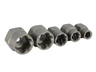 Irwin Bolt Grip Fastener Remover Expansion Set, 5 Piece (0024721016126) IRW10504635