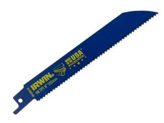 Irwin 610R Sabre Saw Blade Metal & Wood Cutting 150mm (Pack 2) (5706915064278) IRW10506427
