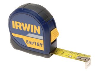 Irwin Standard Pocket Tape 5m/16ft (Width 19mm) Carded (5706915077889) IRW10507788