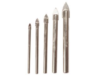 Irwin Glass & Tile Drill Bit Set of 5 (5706915079128) IRW10507912