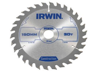 Irwin Construction Circular Saw Blade 150 x 20mm x 30T ATB (5706918970903) IRW1897090