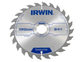 Irwin Construction Circular Saw Blade 190 x 30mm x 24T ATB (5706918971993) IRW1897199