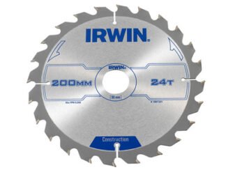 Irwin Construction Circular Saw Blade 200 x 30mm x 24T ATB (5706918972013) IRW1897201