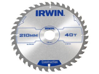 Irwin Construction Circular Saw Blade 210 x 30mm x 40T ATB (5706918972044) IRW1897204
