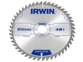 Irwin General Purpose Table & Mitre Saw Blade 216 x 30mm x 48T ATB (5706918972099) IRW1897209