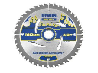 Irwin Weldtec Circular Saw Blade 160 x 20mm x 40T ATB (5706918973638) IRW1897363