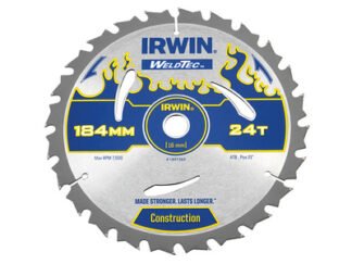 Irwin Weldtec Circular Saw Blade 184 x 16mm x 24T ATB (5706918973690) IRW1897369