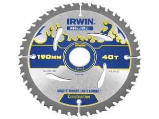 Irwin Weldtec Circular Saw Blade 190 x 30mm x 40T ATB (5706918973843) IRW1897384