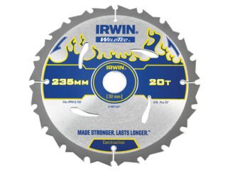 Irwin Weldtec Circular Saw Blade 235 x 30mm x 20T ATB (5706918973874) IRW1897387