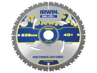 Irwin Weldtec Circular Saw Blade 235 x 30mm x 40T ATB (5706918973881) IRW1897388