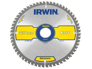 Irwin Multi Material Circular Saw Blade 210 x 30mm x 60T TCG (5706918974413) IRW1897441