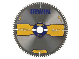 Irwin Multi Material Circular Saw Blade 250 x 30mm x 84T TCG (5706918974437) IRW1897443