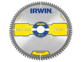 Irwin Multi Material Circular Saw Blade 254 x 30mm x 84T TCG (5706918974444) IRW1897444
