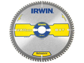 Irwin Multi Material Circular Saw Blade 260 x 30mm x 84T TCG (5706918974451) IRW1897445