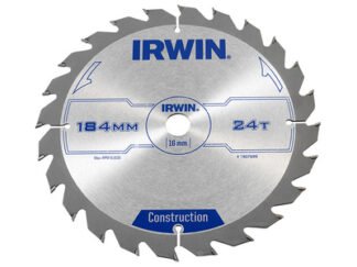 Irwin Construction Circular Saw Blade 184 x 16mm x 24T ATB (5706919076994) IRW1907699