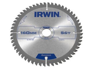 Irwin Professional Aluminium Circular Saw Blade 160 x 20mm x 56T TCG (5706919077724) IRW1907772