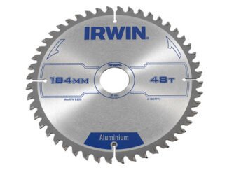 Irwin Professional Aluminium Circular Saw Blade 184 x 30mm x 48T TCG (5706919077731) IRW1907773
