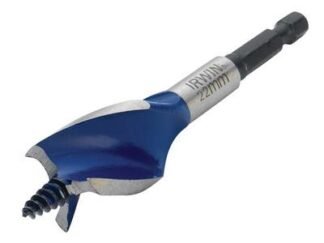 Irwin Blue Groove 6X Stubby Wood Bit 22 x 100mm (5706919219940) IRW1921994