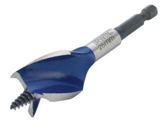 Irwin Blue Groove 6X Stubby Wood Bit 25 x 100mm (5706919219957) IRW1921995