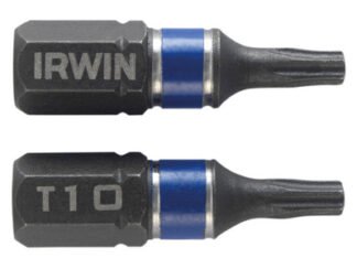 Irwin Impact Screwdriver Bits TORX TX10 25mm (Pack 2) (5706919233267) IRW1923326