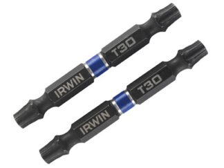 Irwin Impact Double-Ended Screwdriver Bits TORX TX30 60mm (Pack 2) (5706919233915) IRW1923391