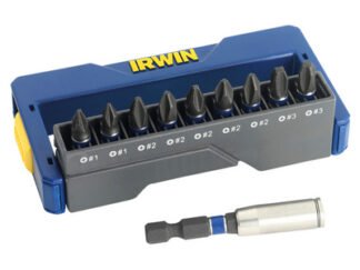 Irwin Phillips Impact Screwdriver Bit Set, 10 Piece (5706919234196) IRW1923419