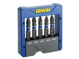 Irwin Phillips Impact Screwdriver Pocket Bit Set, 5 Piece (5706919234349) IRW1923434