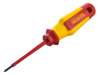 Irwin VDE Pro Comfort Screwdriver Phillips Tip PH0 x 80mm (5706919518623) IRW1951862