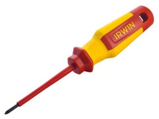 Irwin VDE Pro Comfort Screwdriver Pozi Tip PZ0 x 80mm (5706919518678) IRW1951867