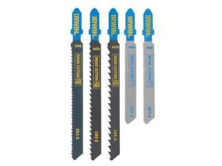 Irwin HCS/HSS T-Shank Jigsaw Blade Set, 5 Piece (5054905293093) IRWIW1014501