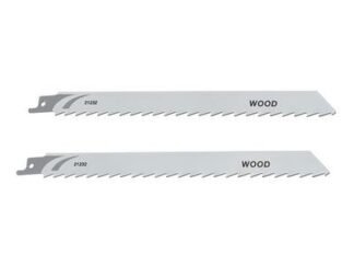 Irwin Sabre Saw Blade Coarse Wood Cutting 228mm (Pack 2) (5054905293031) IRWIW1016303